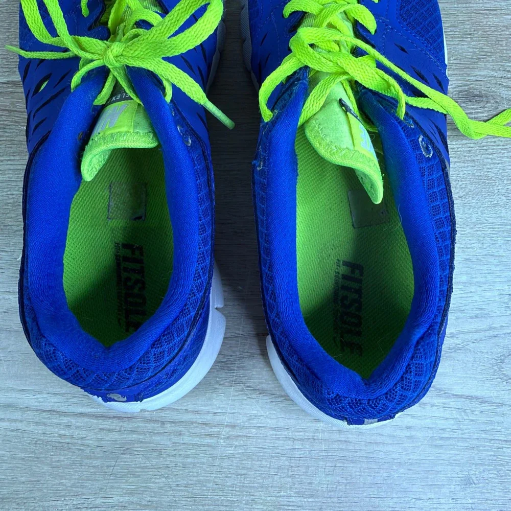 Nike Flex RN Running Shoes Blue Neon 8